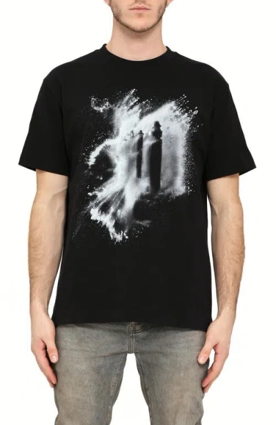 Purple Brand Heavyweight Graphic T-shirt In Black
