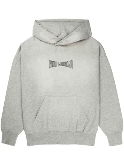 Purple Brand Heavyweight Hoodie In Grey
