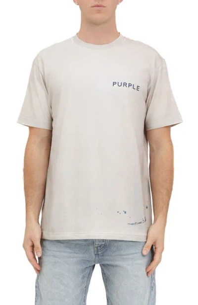 Purple Brand Heavyweight Jersey Graphic T-shirt In Neutral