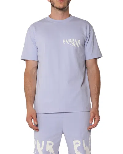 Purple Brand Heavyweight Jersey Short Sleeve Tee In Purple