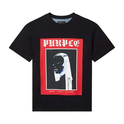 Pre-owned Purple Brand Heavyweight Jersey T-shirt 'black' | Men's Size Xl