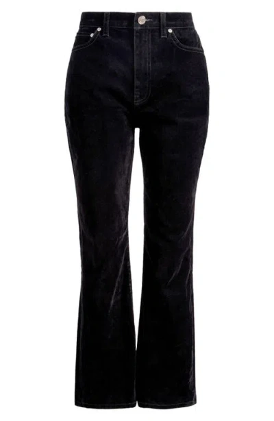 Purple Brand High Waist Ankle Bootcut Jeans In Black