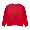 Purple Brand Hwt Fleece Crewneck Red Hoodies & Sweatshirts In Red