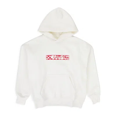 Purple Brand Hwt Fleece Po Hoody Off White Hoodies & Sweatshirts