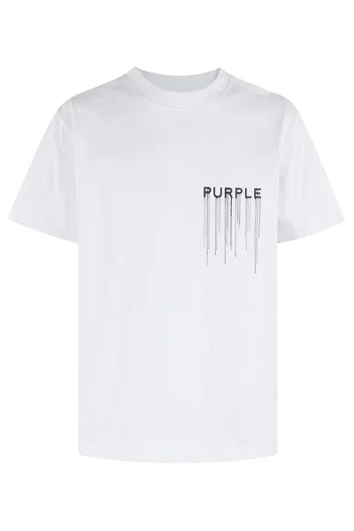 Purple Brand Hwt Jersey Ss Tee In White