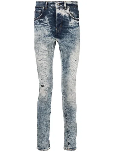 Purple Brand Indigo Heavy Bleach Repair "blue" In Blau