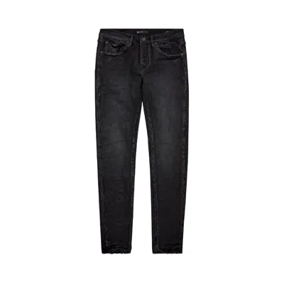 Pre-owned Purple Brand Inside Out Frayed Skinny Jeans 'black' | Men's Size 34
