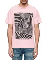 Purple Brand Inside Out Graphic Tee In Pink