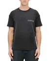 Purple Brand Textured Inside Out Cotton Graphic T-shirt In Black