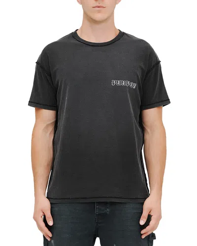 PURPLE BRAND INSIDE OUT LOGO TEE