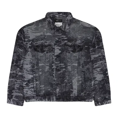 Pre-owned Purple Brand Jacquard Jacket 'black' | Men's Size L