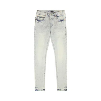 Pre-owned Purple Brand Jacquard Monogram Jeans 'superlight Indigo' In Blue