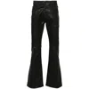 Purple Brand Coated-finish Bootcut Jeans