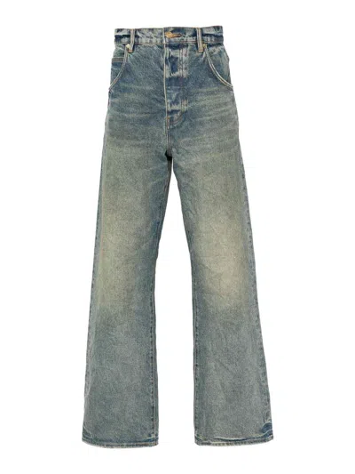 Purple Brand Relaxed Fit Denim Jeans In Azul