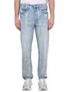Purple Brand Relaxed Fit Light Blue Denim Jeans In Blue