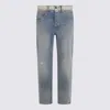 Purple Brand Blue Denim Jeans In Blue