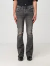 Purple Brand Black Flared Jeans With Crinkled Effect In Grey