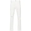 Purple Brand Distressed Skinny Jeans In White