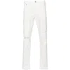 Purple Brand Distressed Skinny Jeans In White