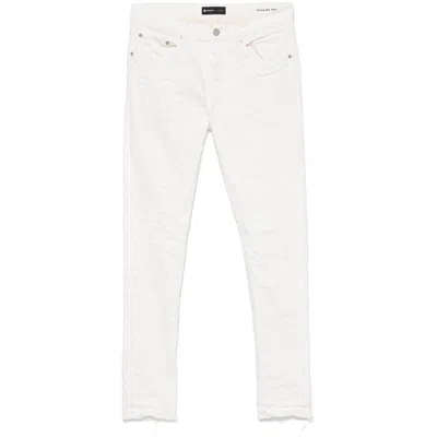 Purple Brand P001 Low-rise Skinny Jeans In White