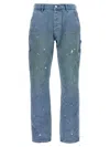 Purple Brand Light Blue P092 Copper Plate Carpenter Pants In Light Blue