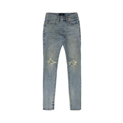 Pre-owned Purple Brand Light Vintage Skinny Jeans 'blue' | Men's Size 36
