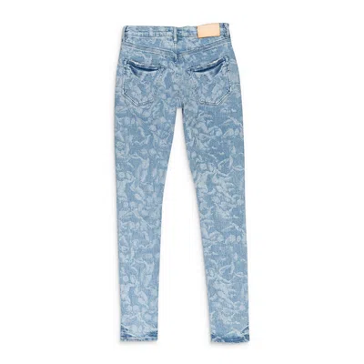 Purple Brand Light Wash Cherub Laser Indigo Skinny Jeans In Blue