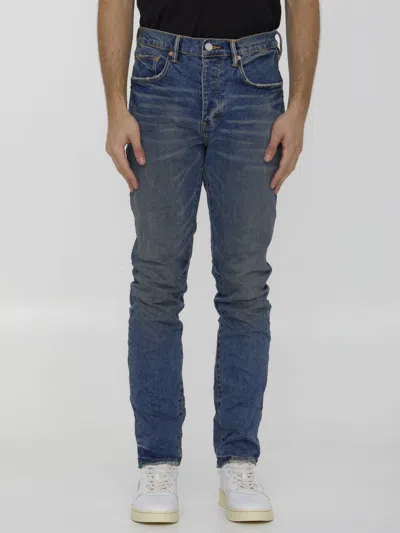 Purple Brand Light-blue Denim Jeans