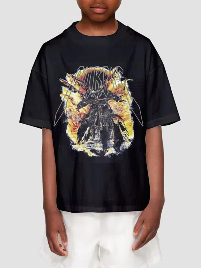 Purple Brand Little Boy's & Boy's Graphic Cotton T-shirt In Black