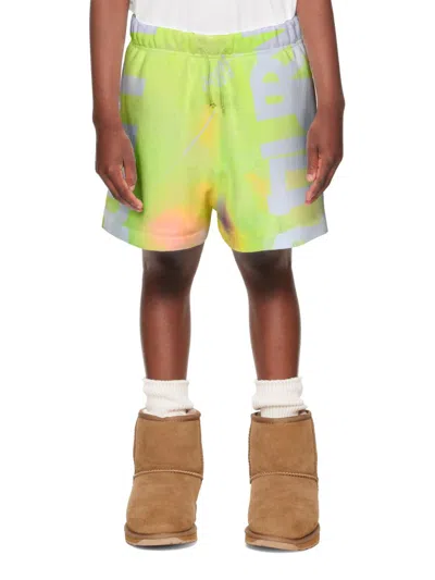 Purple Brand Little Boy's & Boy's Logo Fleece Shorts In White