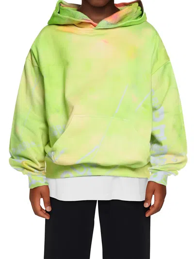 Purple Brand Little Boy's & Boy's Oversize Logo Hoodie In Multi
