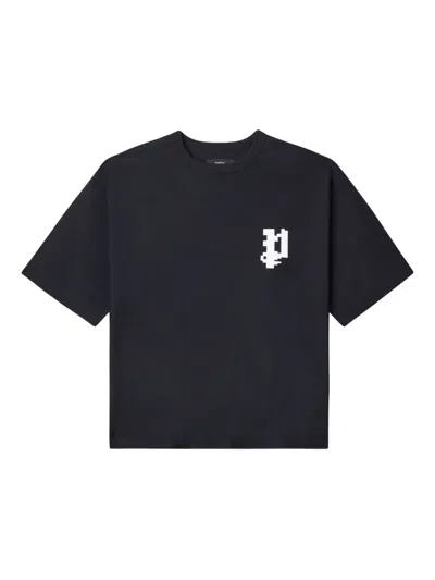 PURPLE BRAND LOGO-DETAIL T-SHIRT