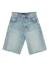 Purple Brand Logo-patch Denim Shorts - Men's - Cotton