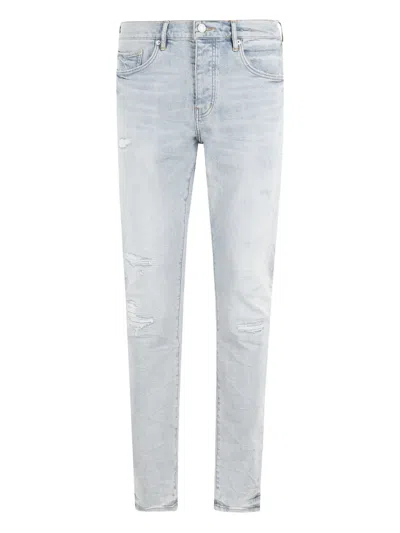 PURPLE BRAND LOGO-PATCH JEANS