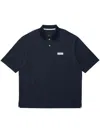 Purple Brand Poloshirt Mit Logo-patch In Schwarz