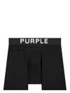 Purple Brand Logo-print Boxer Briefs In Black