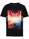 Purple Brand Logo-print Cotton T-shirt In Black