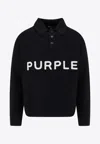Purple Brand Sweater In Black