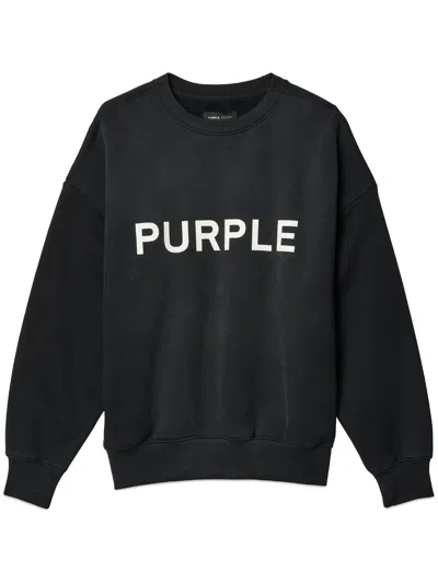 PURPLE BRAND LOGO-PRINT SWEATSHIRT