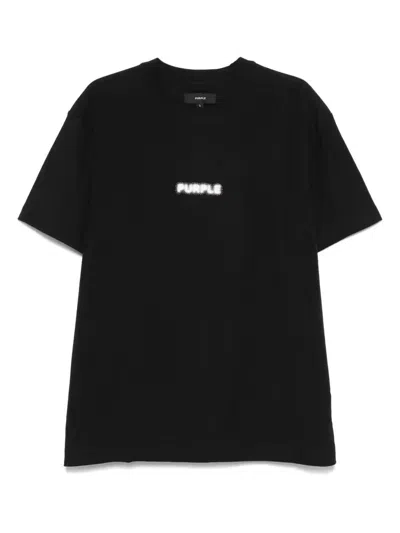PURPLE BRAND T-SHIRT MIT LOGO-PRINT
