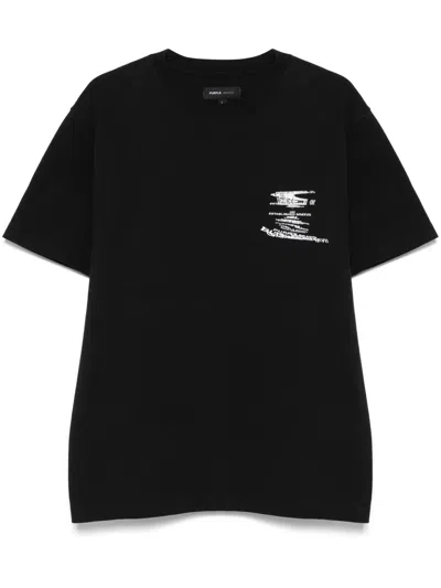 PURPLE BRAND LOGO-PRINT T-SHIRT