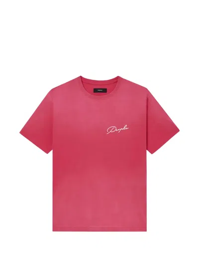 Purple Brand Logo-print T-shirt In Pink