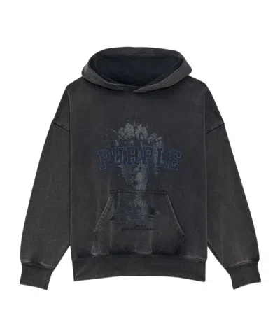 Purple Brand Sky High Hoodie In Black