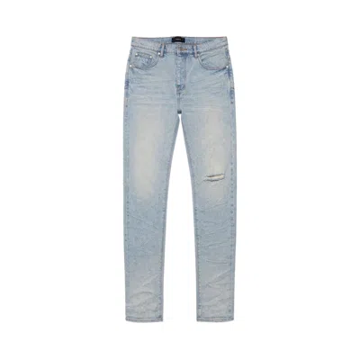 Pre-owned Purple Brand Low Rise Skinny Granita Jean 'light Indigo' | Blue | Men's Size 30