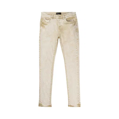 Pre-owned Purple Brand Low Rise Skinny Jeans 'khaki' | Tan | Men's Size 33