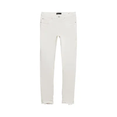 Pre-owned Purple Brand Low Rise Skinny Jeans 'optic White' | Men's Size 32