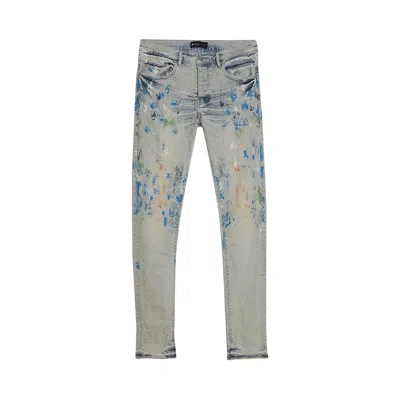 Pre-owned Purple Brand Low Rise Skinny Jeans 'silver Birch/light Indigo' | Blue | Men's Size 38
