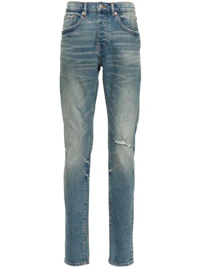 Purple Brand Denim Slim-fit Jeans In Blue