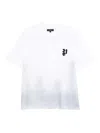 Purple Brand Oversized Graphic Mercerized Cotton T-shirt In White