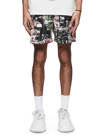 Purple Brand Men's All Round Graphic Shorts In All Over Print